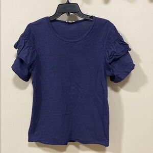 Cotton Bleu short sleeve top small